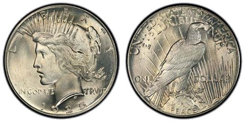 US Peace Dollar Coins