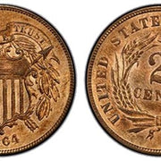 US Two Cent Coins