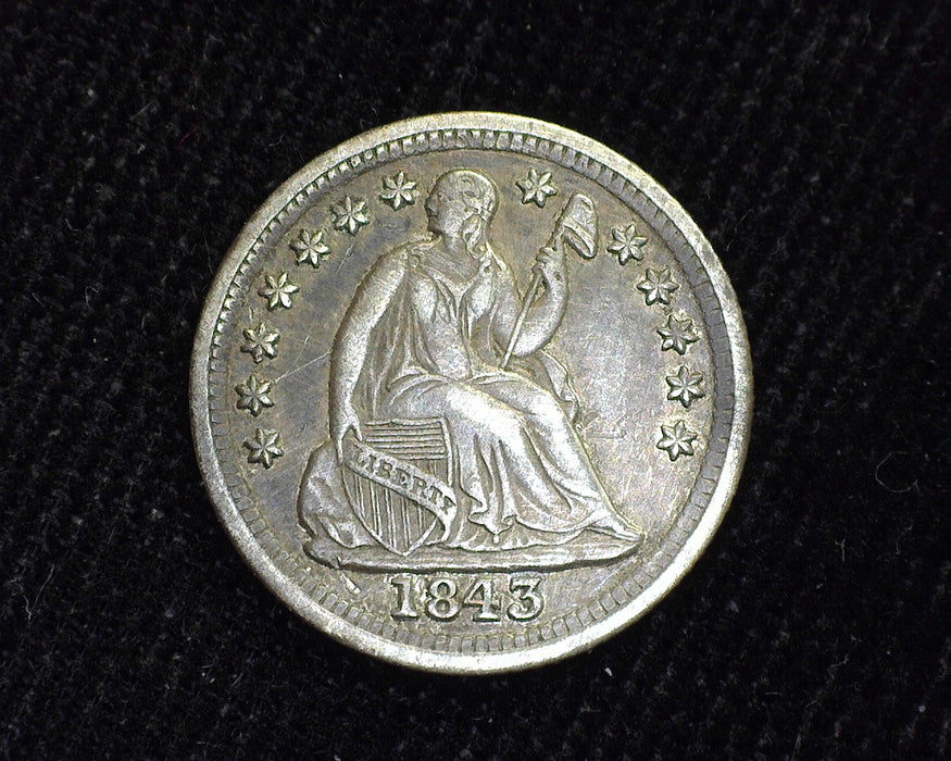 1843 Liberty Seated Half Dime VF/XF - US Coin