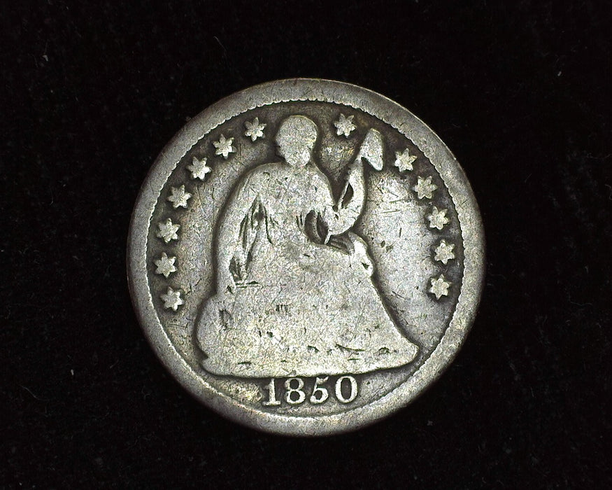 1850 Liberty Seated Half Dime G - US Coin