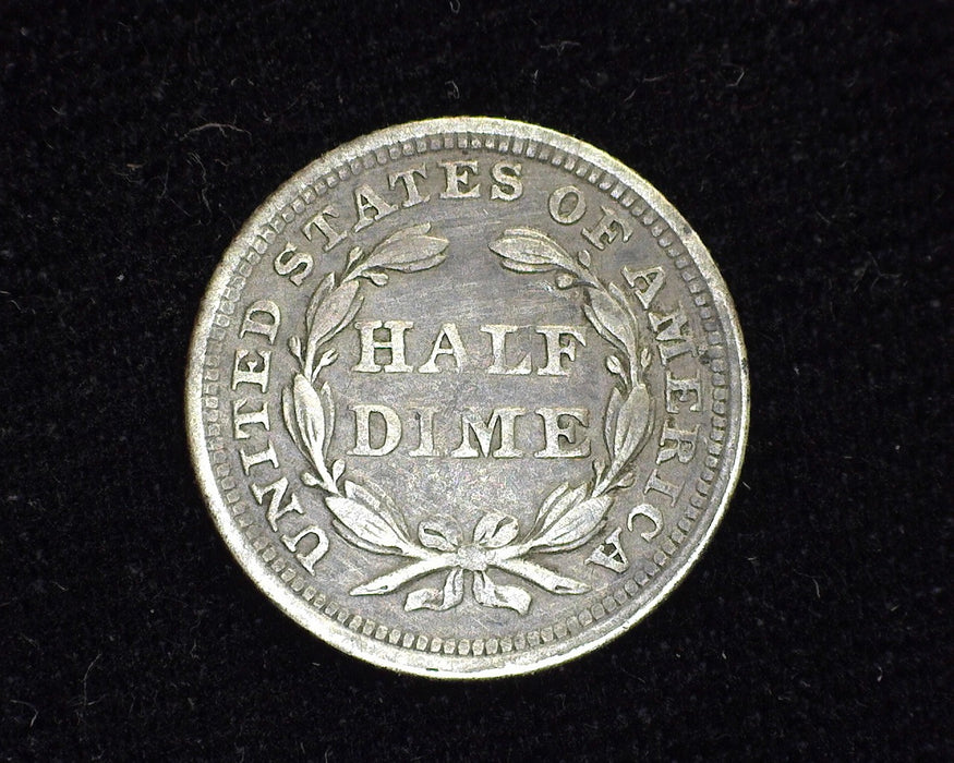 1858 Liberty Seated Half Dime F - US Coin