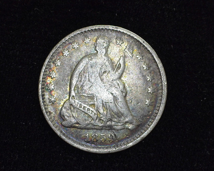 1859 O Liberty Seated Half Dime F - US Coin