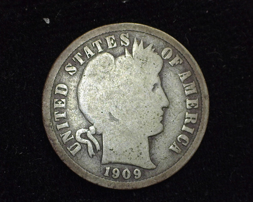 1909 S Barber Dime G - US Coin