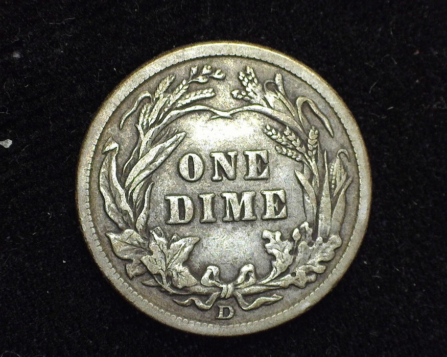 1914 D Barber Dime VF - US Coin