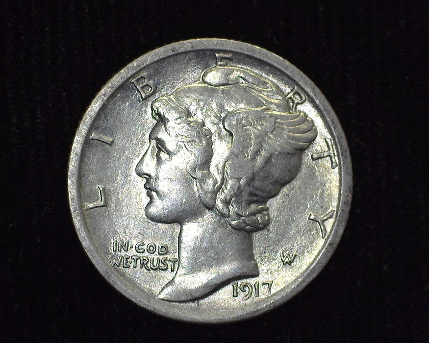 1917 Mercury Dime AU - US Coin