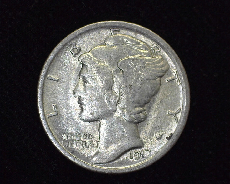 1917 Mercury Dime AU - US Coin