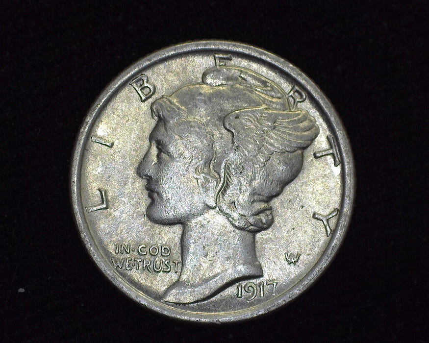 1917 Mercury Dime AU - US Coin