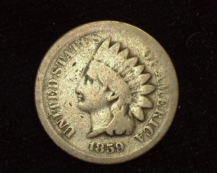 1859 Indian Head Penny/Cent AG - US Coin