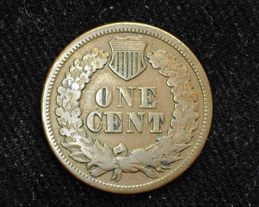 1864 Bronze Indian Head Penny/Cent F - US Coin