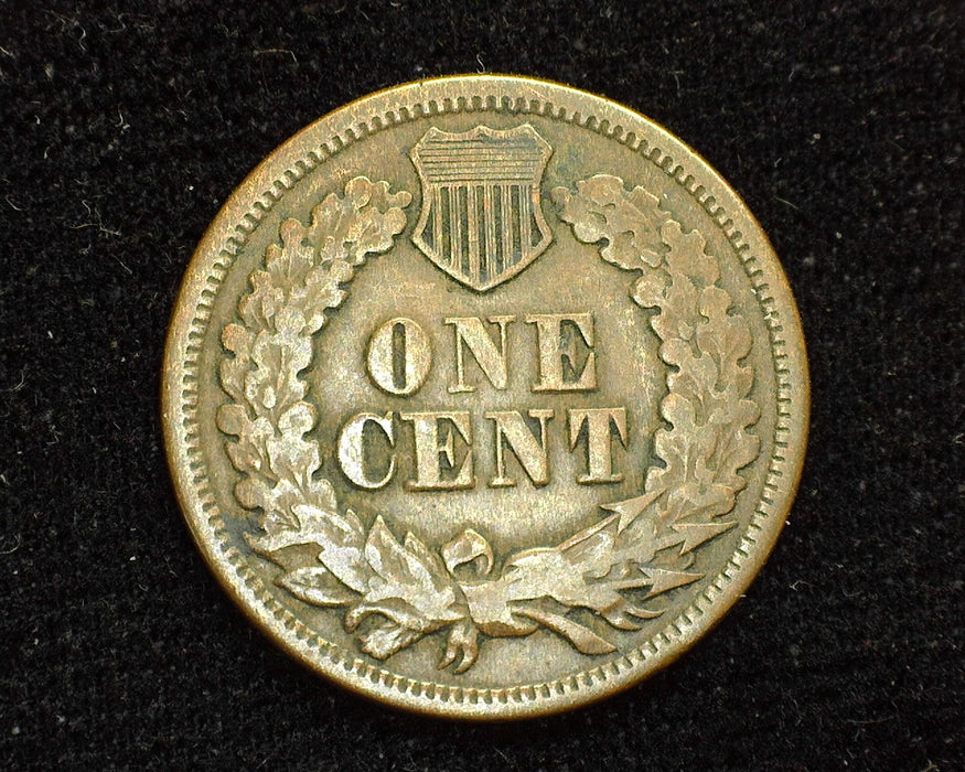 1865 Indian Head Penny/Cent F - US Coin