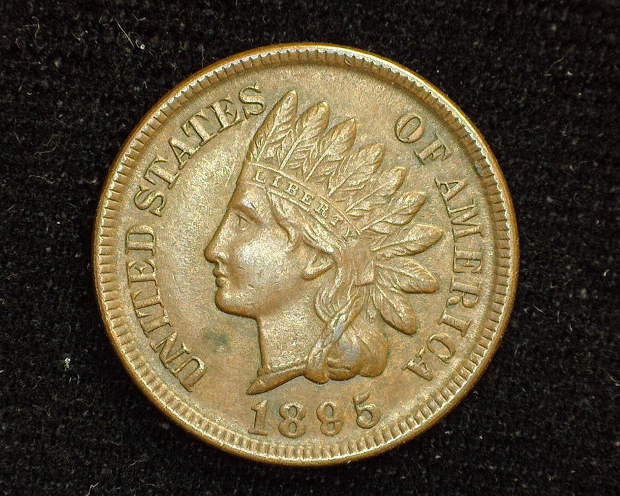 1895 Indian Head Penny/Cent AU - US Coin