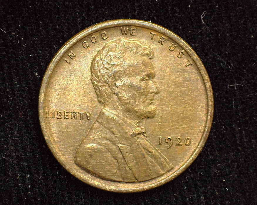 1920 Lincoln Wheat Cent BU Brown - US Coin