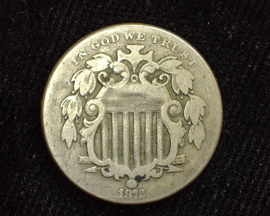 1872 Shield Nickel VG - US Coin