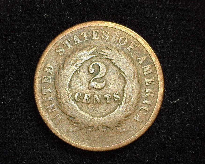 1868 Two Cent Piece G - US Coin