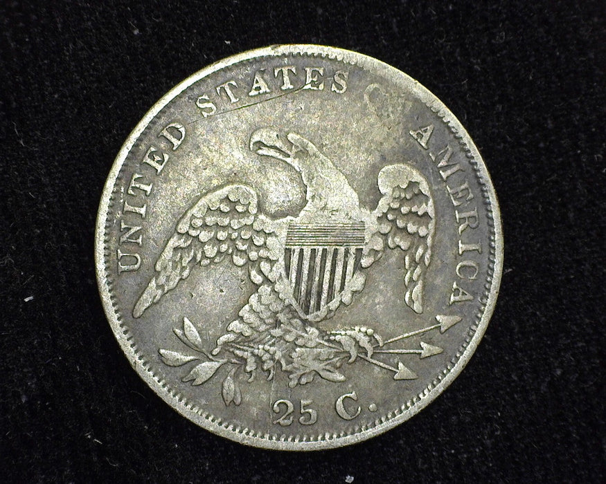 1836 Capped Bust Quarter F - US Coin