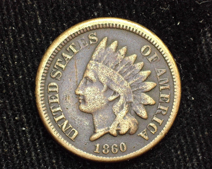 1860 Indian Head Penny/Cent VG - US Coin