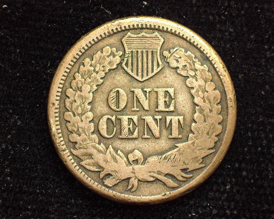 1860 Indian Head Penny/Cent F - US Coin