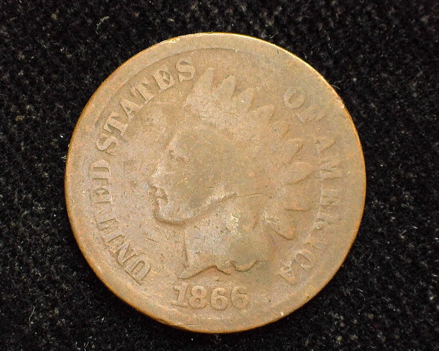 1866 Indian Head Penny/Cent G - US Coin