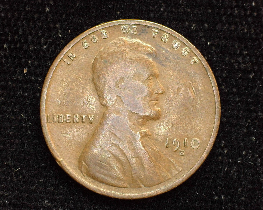 1910 S Lincoln Wheat Cent VG - US Coin