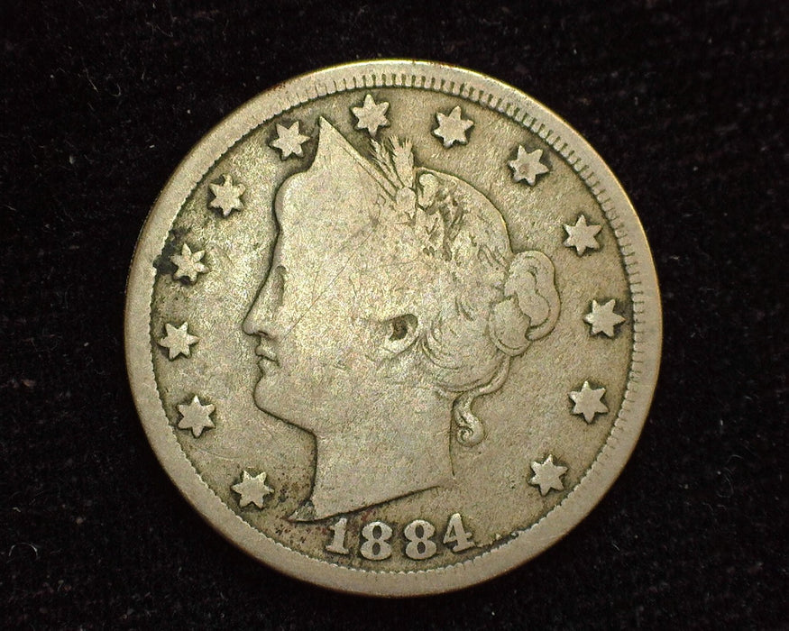 1884 Liberty Head Nickel VG - US Coin