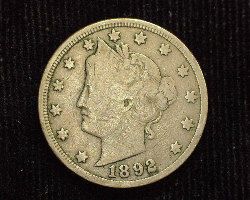 1892 Liberty Head Nickel VG/F - US Coin