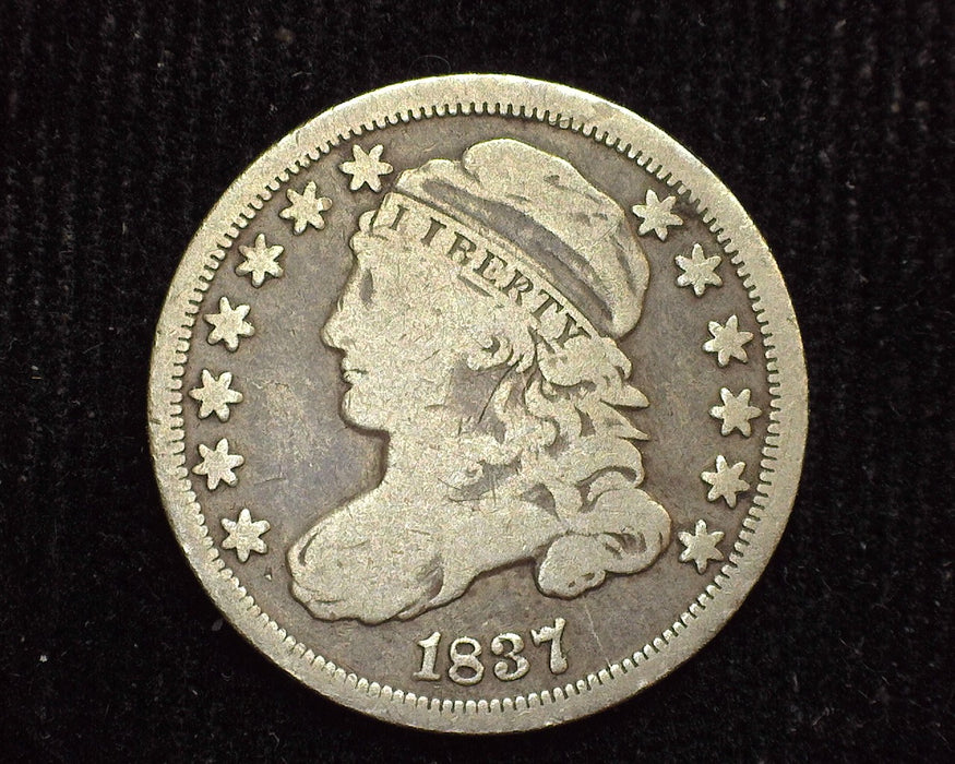 1837 Capped Bust Dime VG - US Coin