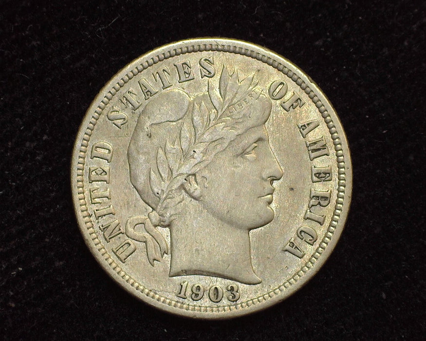 1903 O Barber Dime XF/AU - US Coin