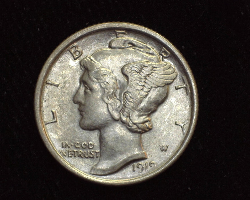 1919 Mercury Dime Uncirculated - US Coin