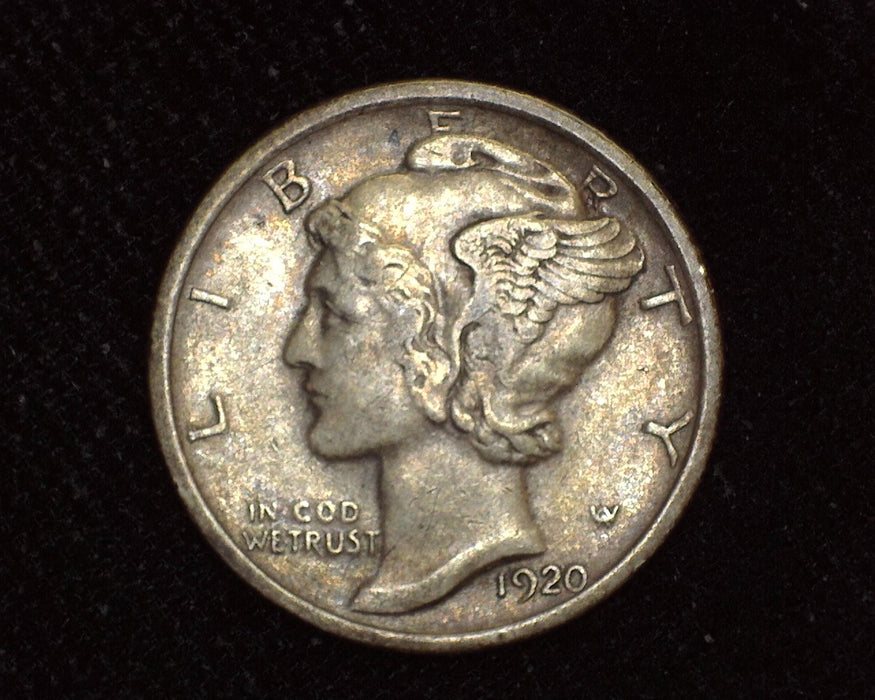 1920 Mercury Dime VF - US Coin