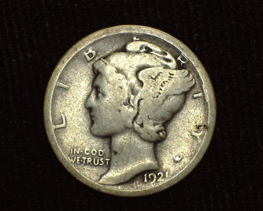 1921 D Mercury Dime AG/G - US Coin