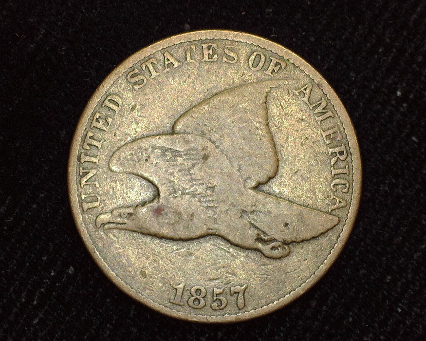 1857 Flying Eagle Penny/Cent VG - US Coin