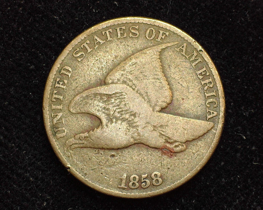 1858 Large letter Flying Eagle Penny/Cent G - US Coin