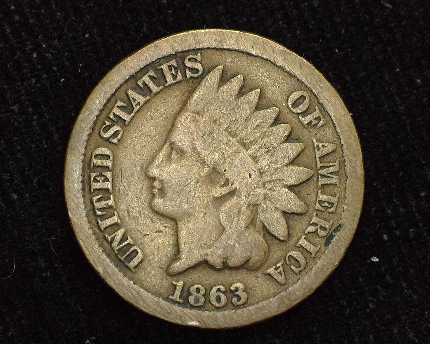 1863 Indian Head Penny/Cent G - US Coin