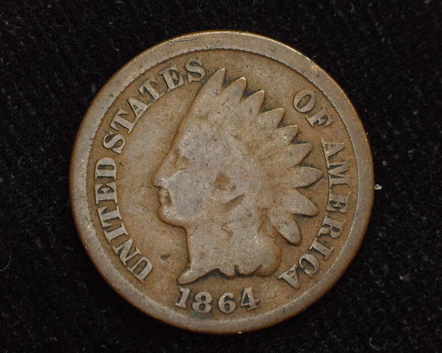 1864 Bronze Indian Head Penny/Cent G - US Coin