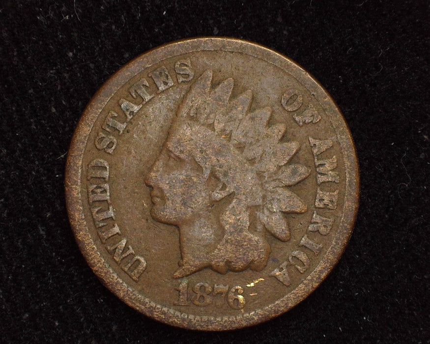 1876 Indian Head Penny/Cent G - US Coin