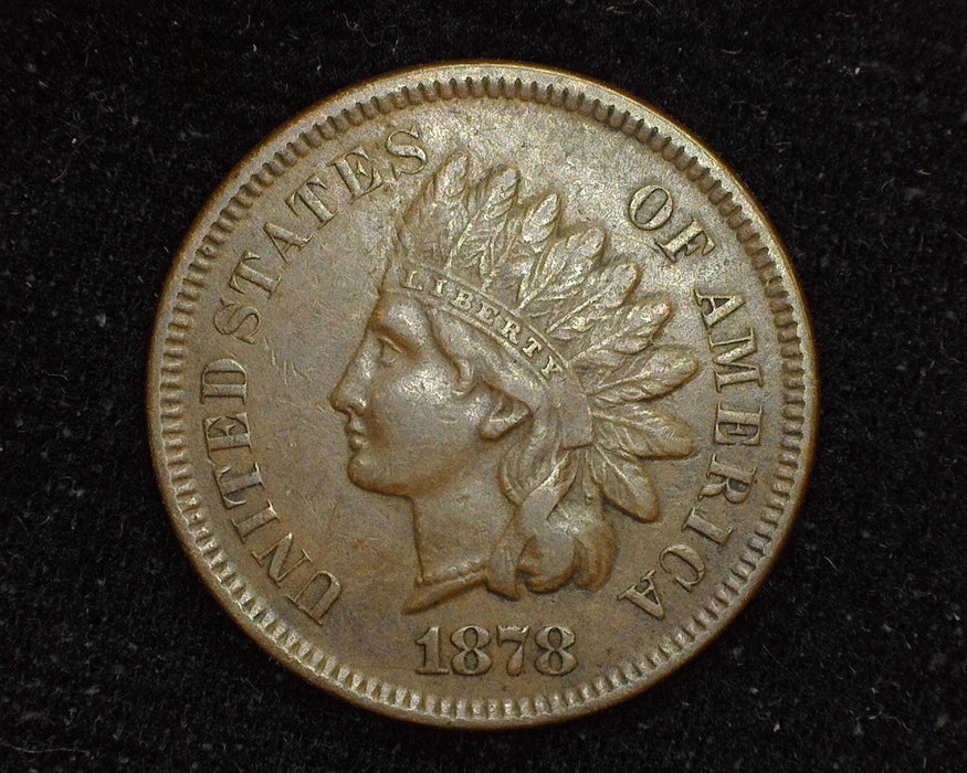 1878 Indian Head Penny/Cent VF/XF - US Coin