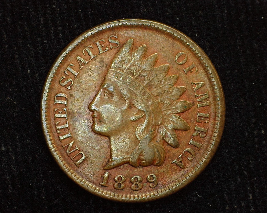 1889 Indian Head Penny/Cent VF/XF - US Coin