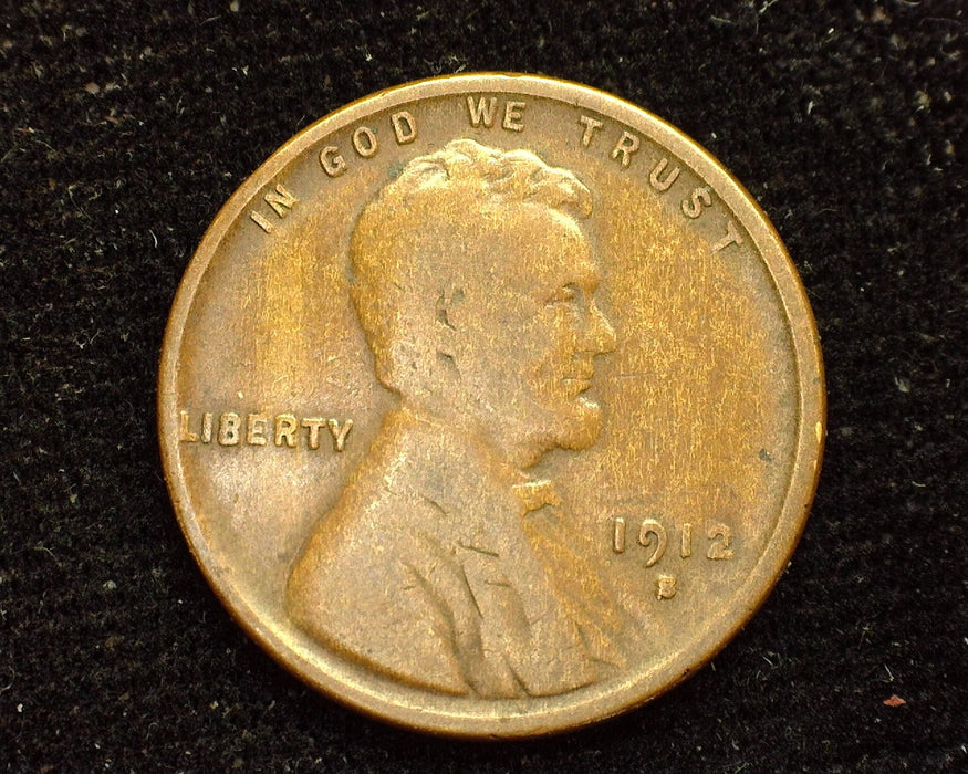 1912 S Lincoln Wheat Cent G - US Coin