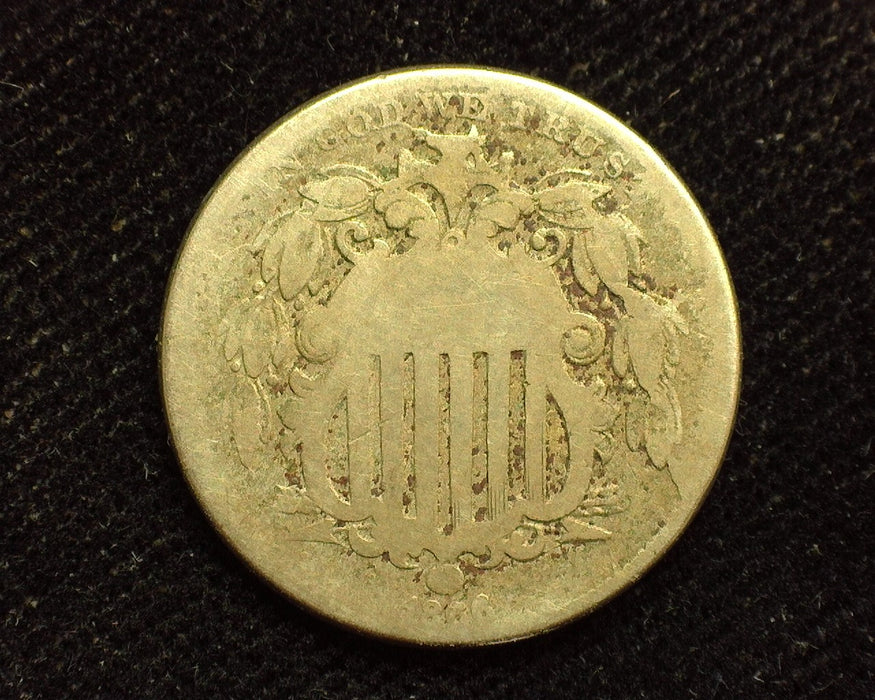 1866 Rays Shield Nickel G - US Coin