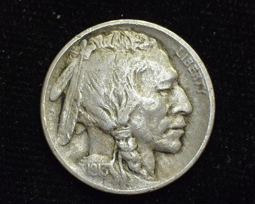 1913 Type 1 Buffalo Nickel F/VF - US Coin