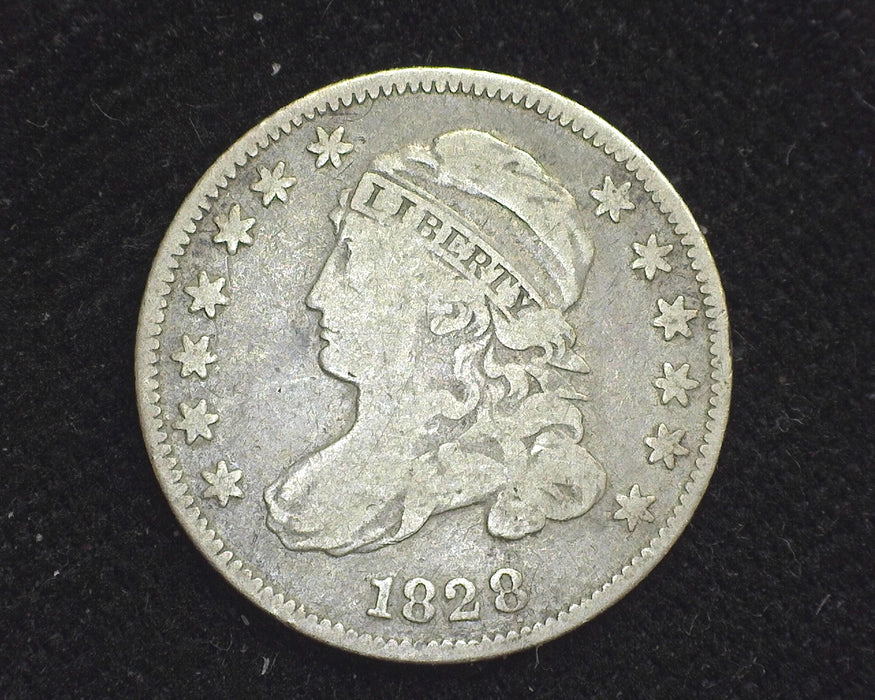 1828 Capped Bust Dime F - US Coin