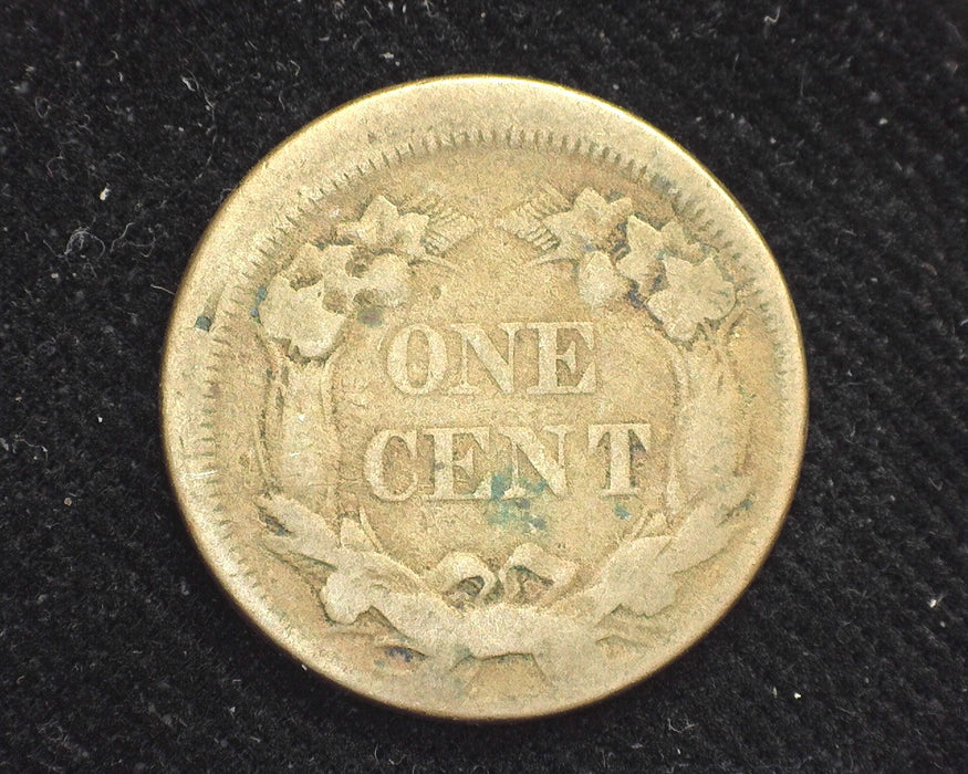 1858 Flying Eagle Penny/Cent Off center. F - US Coin