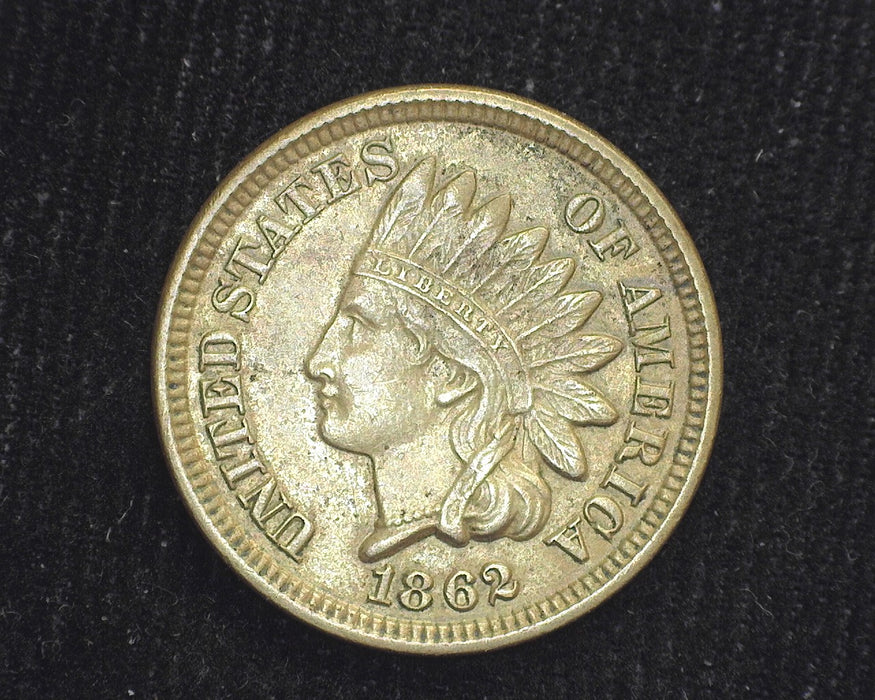 1862 Indian Head Penny/Cent AU - US Coin