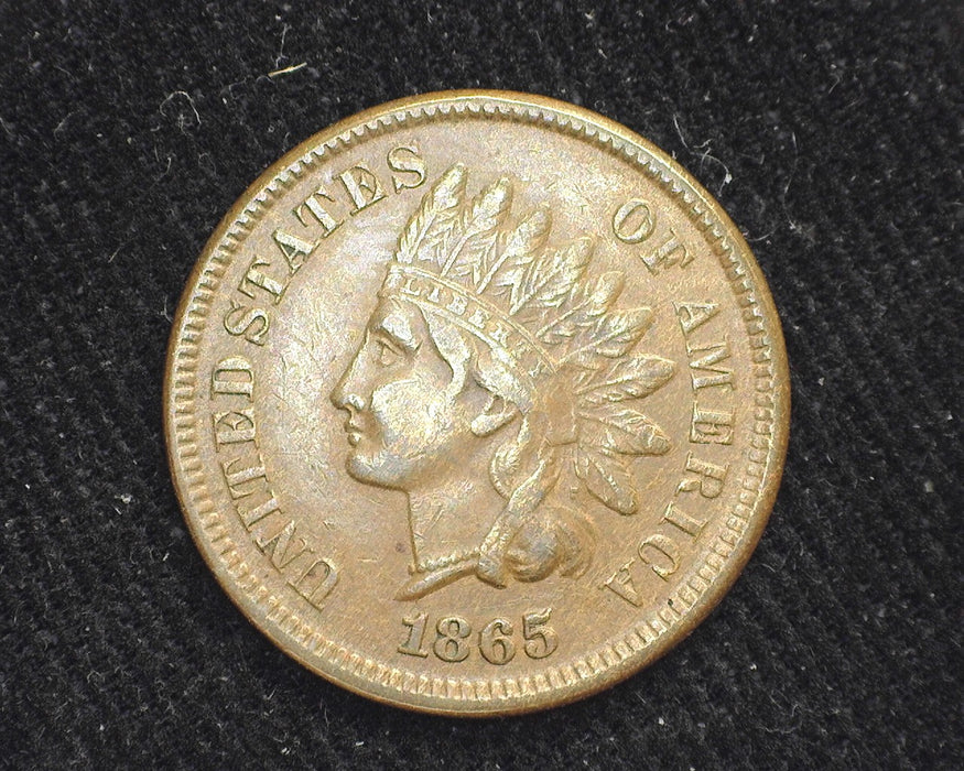 1865 Indian Head Penny/Cent Fancy 5 XF - US Coin