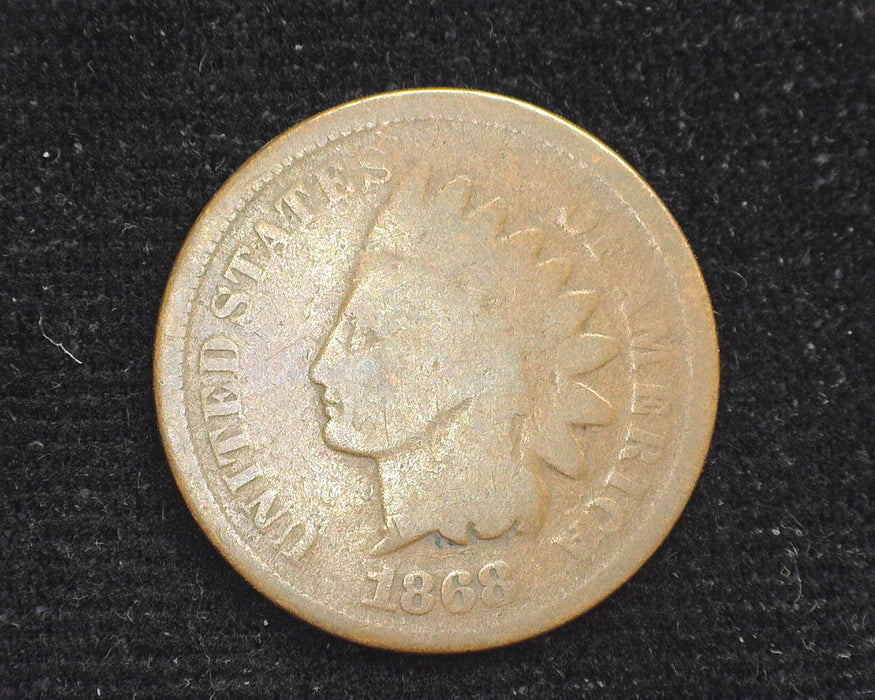 1868 Indian Head Penny/Cent G- US Coin