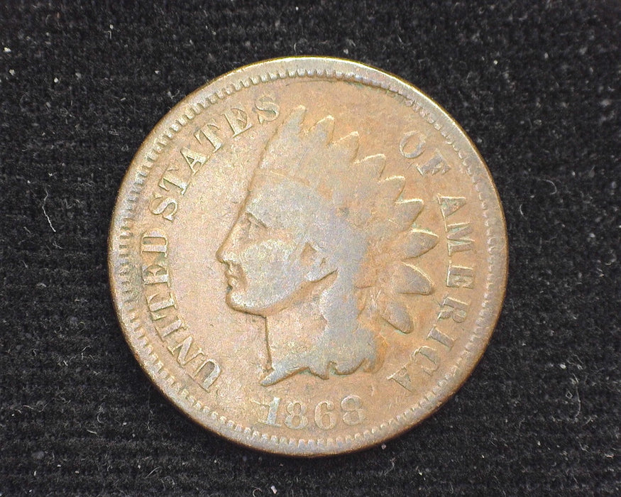 1868 Indian Head Penny/Cent G- US Coin