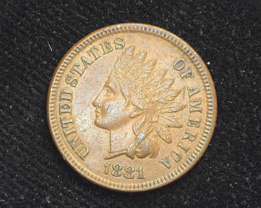 1881 Indian Head Penny/Cent AU - US Coin