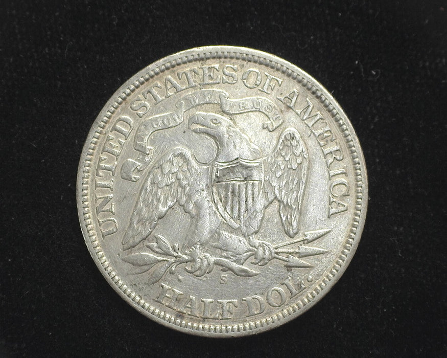 1869 S Seated Liberty Half Dollar VF Small problems - US Coin