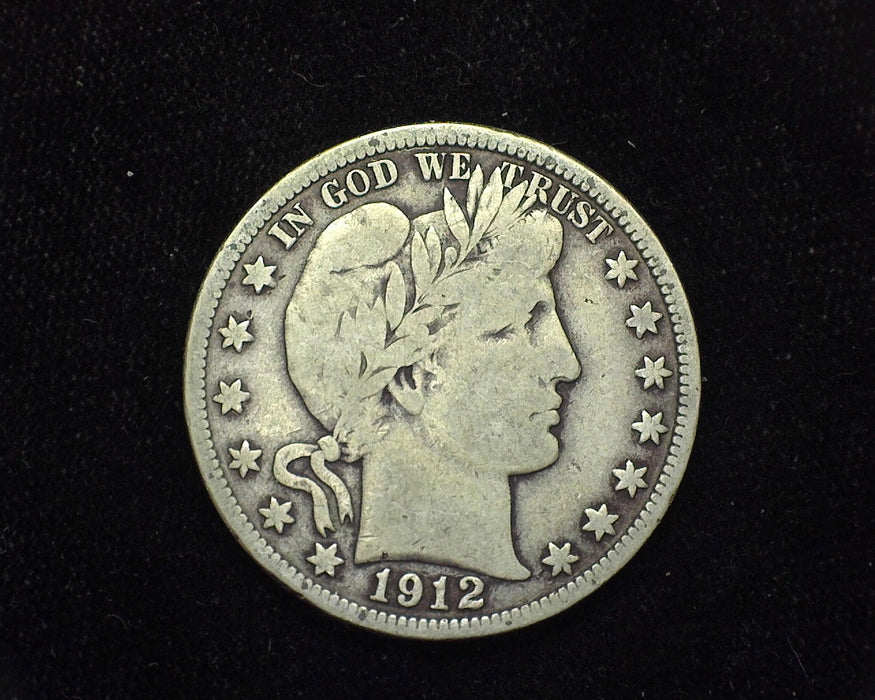 1912 S Barber Half Dollar ABT F - US Coin