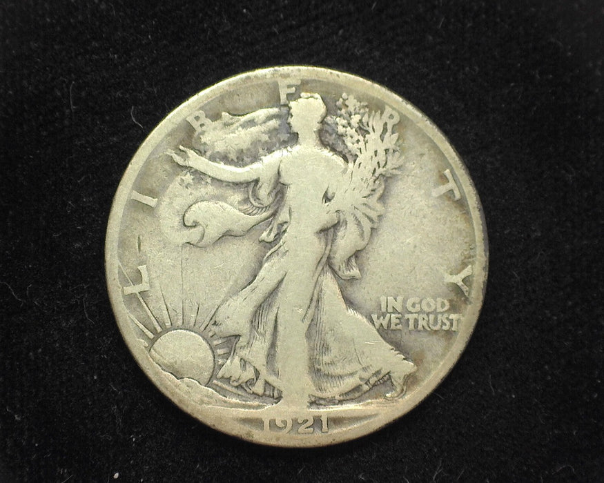 1921 S Liberty Walking Half Dollar VG - US Coin